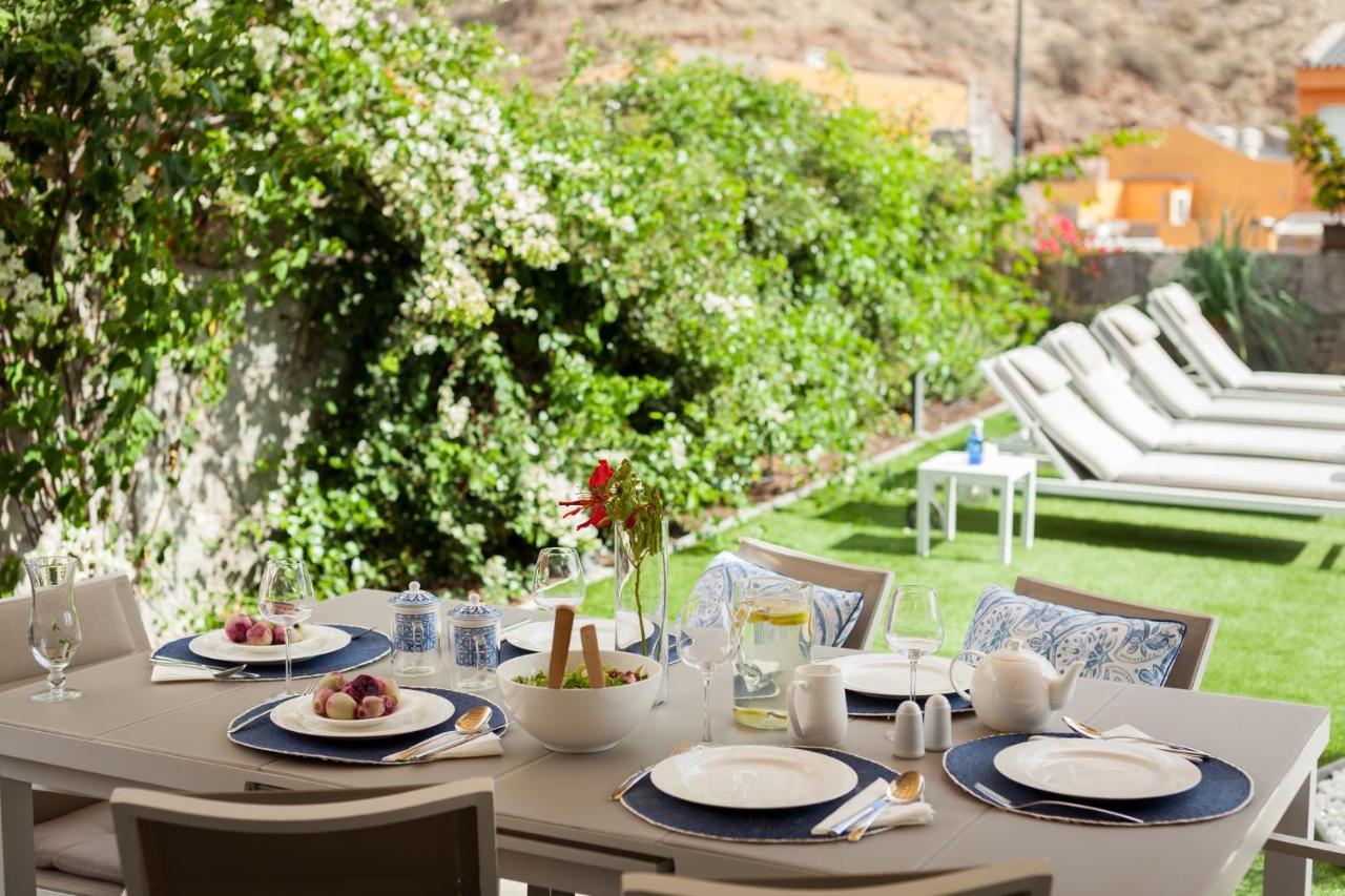 Elle Ocean Villa Gran Canaria Heated Pool Wifi أمادوريس المظهر الخارجي الصورة