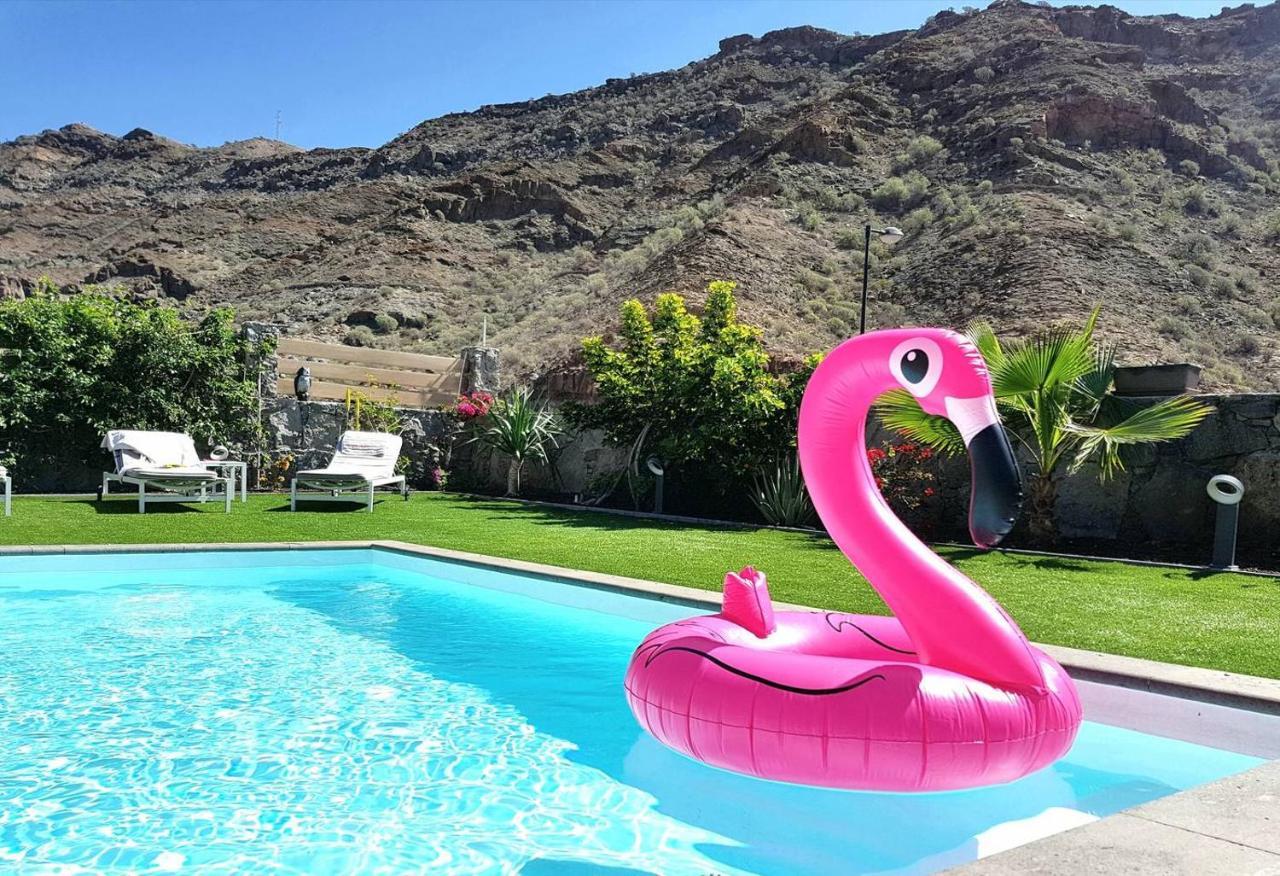 Elle Ocean Villa Gran Canaria Heated Pool Wifi أمادوريس المظهر الخارجي الصورة